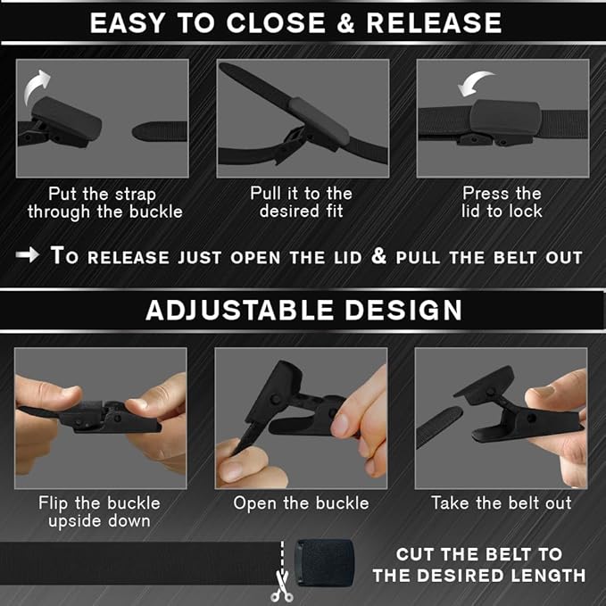 TECEUM Tactical Belt – Heavy-Duty & Quick Release – Military, Work, Rigger, Duty & Utility Belt for Men