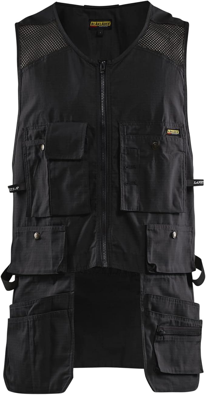Blaklader Men's Ripstop Kangaroo Mesh Work Vest with Utility Pockets