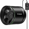 VIVOSUN 8” Inline Booster Duct Fan with Speed Regulator, 640 CFM Quiet Exhaust Fan for HVAC Ventilation in Grow Tents, Basements, Bathrooms, Kitchens, and Attics