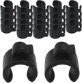20pcs Microphone Stand Cable Clips, Cable Clamp Boom Pole Wire Clips Cord Clips, Securing Clip Mic Clip for Musicians/Audio Professionals(25mm)
