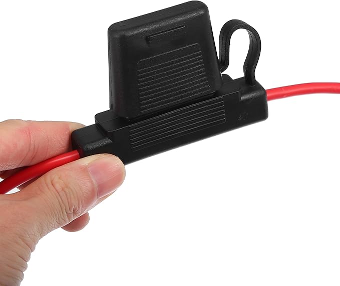 uxcell DC 12V 10 Gauge Car in Line ATC Blade Style Inline Fuse Holder with 60A Large Fuse