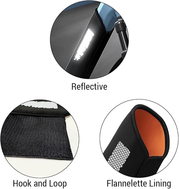 Lixada Bike Handlebar Protector Cover Dustproof Waterproof Handle Bar Cover Universal E-Bike Handlebar Cover Handle Bar Maintenance Cover for Road Bike Cycling Equipment