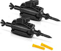 Adjustable Trail Camera Tree Mount: Game Camera Outdoor Mounting Bracket Holder with Double 360° Swivel Tilt Ball Joints, 2 Packs