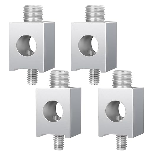 4-Pack #4-2/0 Neutral Lug Kit Aluminum Ground Lugs for Circuit Breaker Electrical Grounding Connections (L)