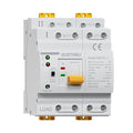 ATS Dual Power Automatic Transfer Switch, 4P 63A 110V Manual Transfer Switch，Uninterruptible Millisecond-Level ATS, 50/60 Hz, White, CE