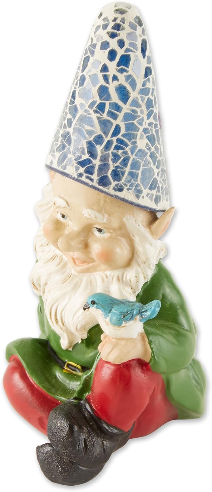 Eastwind Gifts 10016215 Cheery Gnome Solar Garden Statue