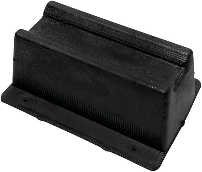 USA Made BULLKE 8-Pack Rooftop Pipe Support – 11.75" x 8" – 1000 lbs Capacity – UV-Resistant, Strong & Durable Plastic Blocks – Ideal for Conduit & PVC Support