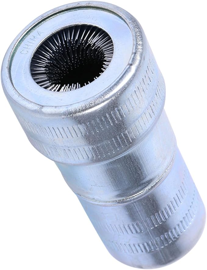 Battery Post Terminal Cleaner Galvanized Iron Car Battery Post Terminal Cleaner Brush Hand Clean Tool,Silver