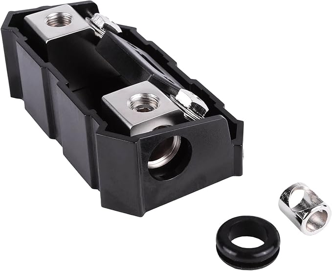 Skar Audio 1/0 or 4 Gauge Pro Series in-line ANL Fuse Holder (SK-Fuse-BLK-PROANL)