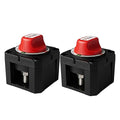 SEAFLO 300A Battery Disconnect Switch – 12V/24V/48V Heavy-Duty Isolator Switch, Single Circuit ON/Off, IP66 Waterproof, Auto, Marine, Boat, RV, Car, ATV – CE & RoHS Certified (On/Off |2-Pack)