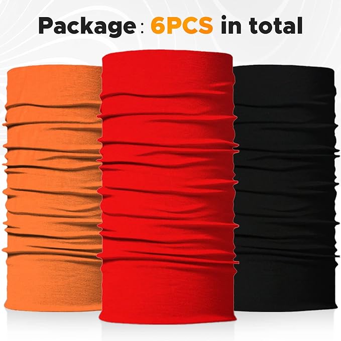 JOEYOUNG Headwear, Bandana, Neck Gaiter Head Wrap Headband Balaclava Magic Scarf