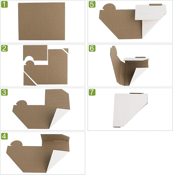 Golden State Art, 60 Pack Adjustable Cardboard Corner Protectors, Fits 1", 1.5" and 2.1" Frames, Edge Protectors for Shipping Paintings, Picture Frame, Packing Item Edge Protection