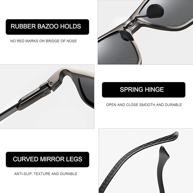 YIMI Polarized Photochromic Driving z87 Sunglasses For Men Women Day and Night safety glasses