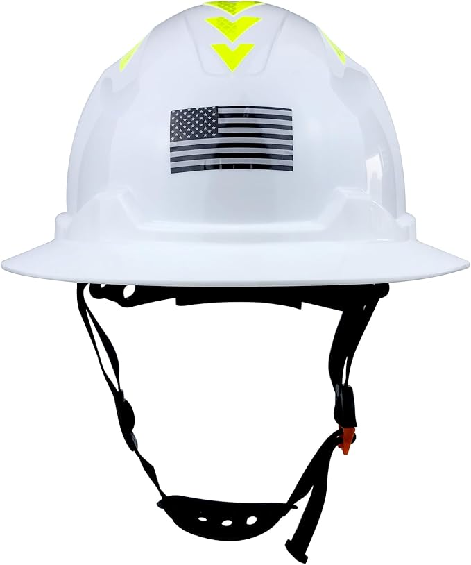 Hard Hat Full Brim Hardhats Safety Helmet Hydro Dipping HDPE ANSI Type Ⅰ Class C Certified ANSI Z89.1 Construction Work Industrial Vented
