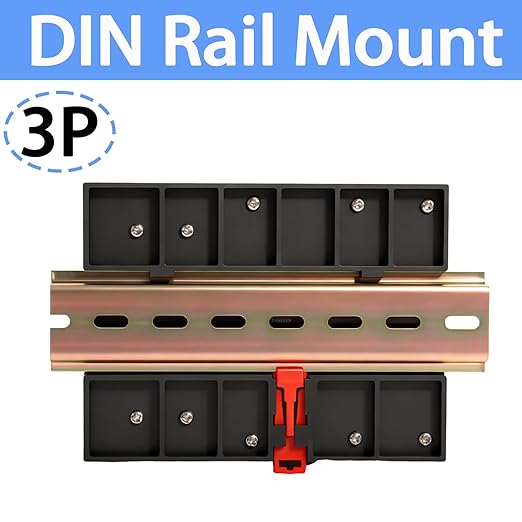 Mini ATS Automatic Transfer Switch Dual Power Changeover Switch 100A 110V Generator Electrical Selector Switches DIN Rail Mount 2P/3P Circuit Breaker Toggle Controller