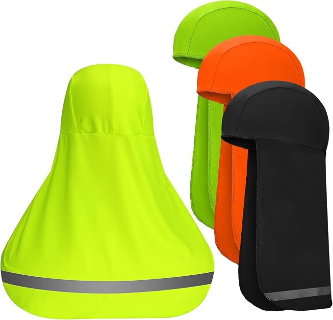Sintege 4 Pieces Sun Shade Hat Neck Sun Shade Hat Cooling Skull Cap
