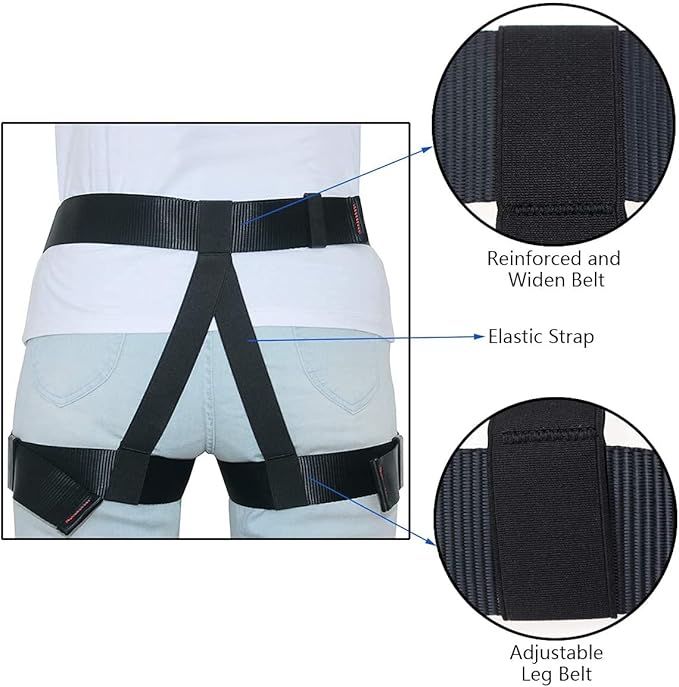 Climbing, Rock Climbing, Half Body for Rappelling Zipline Fire Rescuing Tree Climbing Gear…