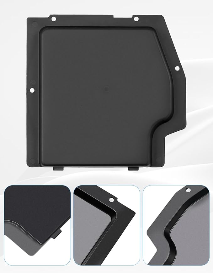 A & UTV PRO Battery Cover Kit for Can Am Maverick X3 MAX 2017-2025 All Models, Plastic Battery Cover Plate Accessories, Black, 1PC