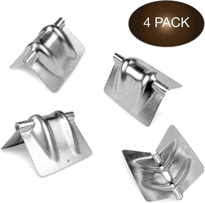 DC Cargo Mall Four Steel Edge Protectors for Flatbed Chain | V Board Trailer Corner Protectors