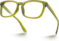 VISOONE Blue Light Blocking Glasses Square with Anti Computer Glare for Gaming Women and Men MONTANA