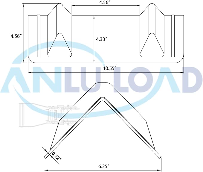 ANLULOAD Flatbed Edge Protector, Edge Corner Tie Down Protector, Flatbed Accessories Plastic Protector，Protects Cargo Edges from Wear and Tear。（RED，30packs） Size:10.55＂x6.25＂x4.56＂