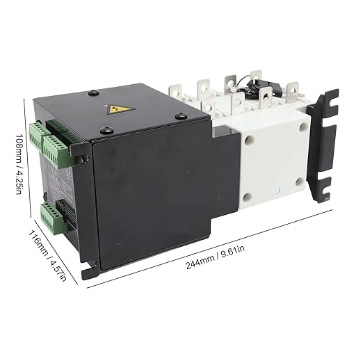 Automatic Transfer Switch Generator Transfer Switch Kit 2in 1out AC400V (125A) for Power Generators