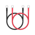 Battery Cable - iGreely 8 AWG 8 Gauge Wire Made with Tinned Copper Wire Battery Power Inverter Cables with Terminals for Solar Panel Trolling Motor Automotive Motorcycle RV Marine Boat 2ft/60cm