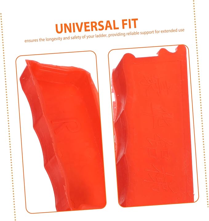 Vaguelly Ladder Safety Accessories Nonslip Feet Pads for Extension Ladders Secure Topper Caps for Stability for Home Construction and Commercial Use