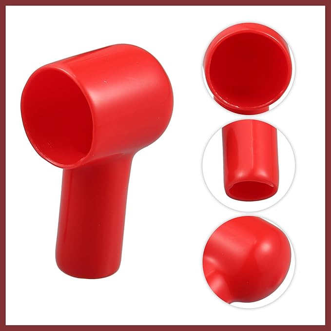 Battery Terminal Boots Insulating Rubber Covers Red Black Cable Lug Protector Cover Lug Caps for Car Marine 20 Pcs Replace Parts