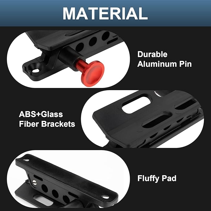 PSLER Quick Release UTV Fire Extinguisher Mount Kits Universal for Truck Wrangler JT TJ JKU JK JL UTV X3 RZR Ranger ATV SUV RV Red