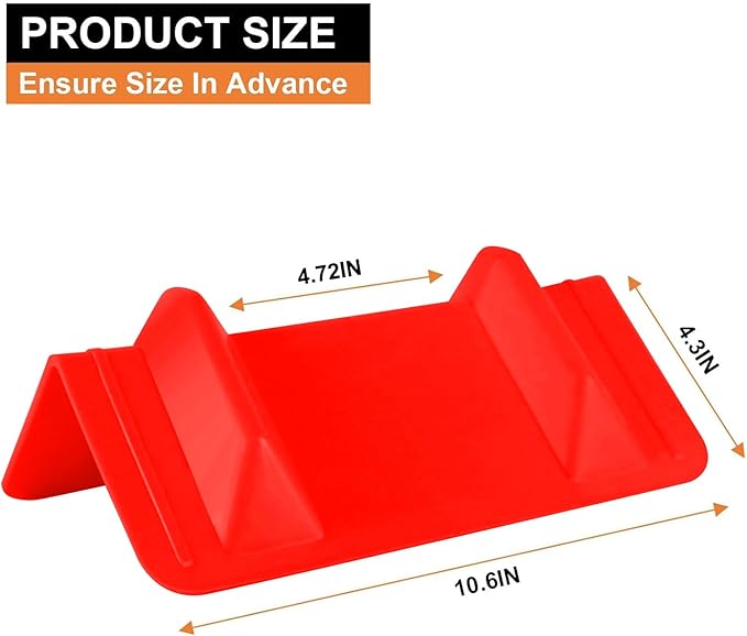 24 Pack Flatbed Edge Corner Protector for Cargo Shipping, Plastic Ratchet Strap Protectors for Tie Downs, Corner Guards for Straps Red