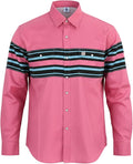 WoahBros FR Shirts for Men, 8oz Midweight Flame Resistant Welding Shirt, 100% Cotton, Pearl Snap Buttons - CAT2/NFPA2112