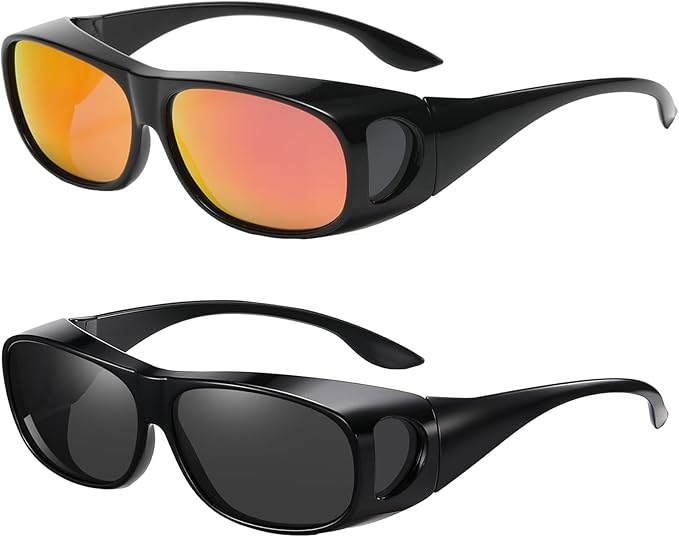 Feaglo Safety Goggles, Polarized Safety Glasses, Anti-Fog, Blocking Blue Light, Anti-Scratch, Anti-Fatigue Anti Glare