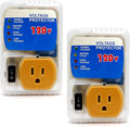 [ETL Listed] BSEED Surge Protector, Surge Protector Outlet for Home Appliances, Power Surge Protector Suit for Refrigerator, TV, Computer and Freezer, Adjustable Voltage Regulator, 120V,1800W, 2 Pack