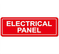 Electrical Panel Sign - Made from Premium Durable Acrylic Material, Super Strong Self-Adhesive, QuickInstallation, Perfect for Your Business and Home (9x3 Inches, Red)