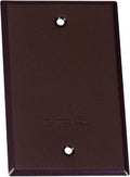 Sigma Engineered Solutions 14240BR 1-Gang Rectangular Stamped Weatherproof Cover, Bronze