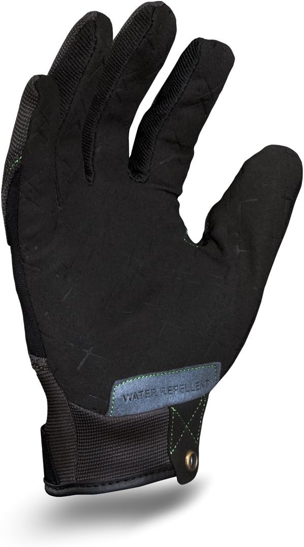 Ironclad EXO Pro Water Resistant; Work Gloves, (1 Pair), EXO2-MWR-04-L, Black/Grey