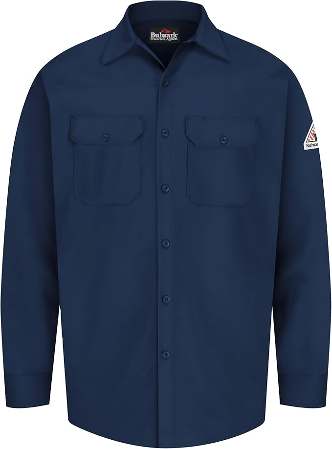Bulwark FR Unisex Adult Flame Resistant Cotton Work Shirt