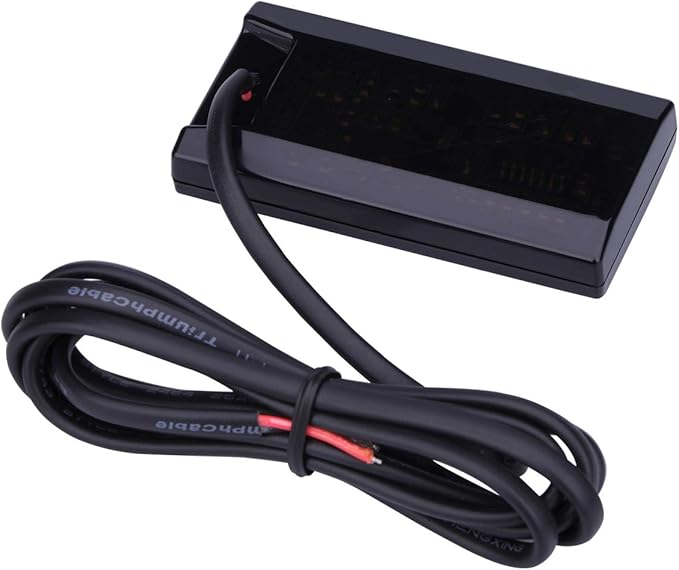 DC 12V Car Digital Voltmeter - AIMILAR LED Display Voltage Volt Meter Gauge for Car Motorcycle (Red)