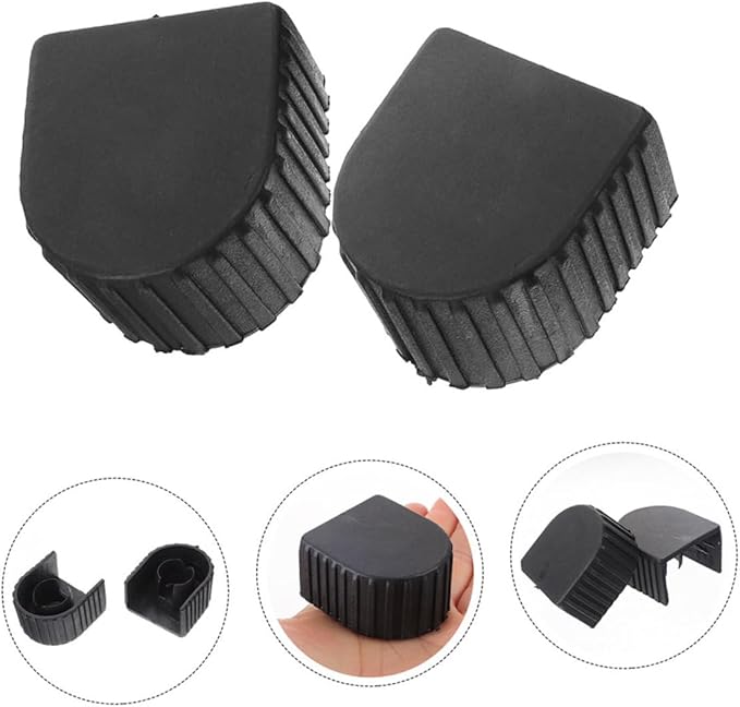 4pcs Ladder Protective Cushion Caps Non-Slip Ladder Feet Covers for Enhanced Stability Cushion for Extension Easy Installation and Debris Protection