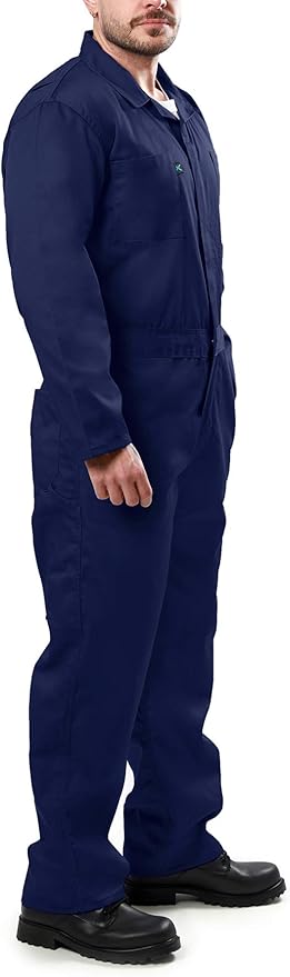 Kolossus Coveralls for Men Long Sleeve Cotton Blend Work Jumpsuit