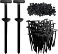 Nylon Universal Cable Tie Buckle - Heavy Duty Self-Locking Zip Ties with Pin & Button, UV-Resistant Multifunctional Fasteners for Auto Repair, Car Maintenance & Daily Fixing (50pcs)