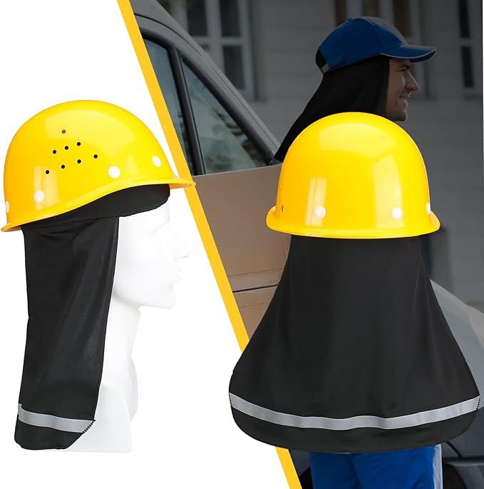 Sintege 4 Pieces Sun Shade Hat Neck Sun Shade Hat Cooling Skull Cap