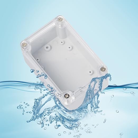 83x58x33mm ABS Plastic Junction Box, Waterproof IP65 Electrical Enclosure Box Universal Project Connection Box with PC Transparent Clear Cover 3.3x2.3x1.3 inch(83 x58 x33 mm)¡­