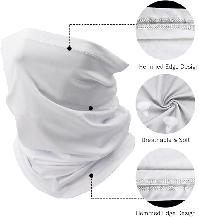 Fishing Neck Gaiter, Sun Protection Face Mask, Cooling Neck Shield Scarf Cycling Balaclava Bandana for Men and Women