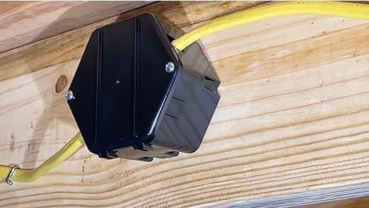 Rack-A-Tiers Open Splice Junction Box (5 Pack) (UL Listed), One-Piece Junction Box Splice Box. 5 Second Installation (JB400.p5)