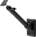 Holicfun Universal Solar Panel Wall Mount for Ring, Eufy, Arlo, Wyze, Reolink Solar Panels and More, Extended Mounting Arm, Multi-Angle Adjustable (Black)