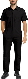 Bass Creek Outfitters Mens Coveralls - Heavy Duty Duck Canvas Short Sleeve Workwear Insulated Coveralls for Men