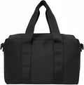 Canvas Wide Mouth Tool Bag, Large Capacity Tool Bags for Men, Portable Home Tool Organizer for Storage Handbag for Screwdrivers, Wrench, Plier, Nails, Pliers Repair Hand Tools (Black, 20 Inch)