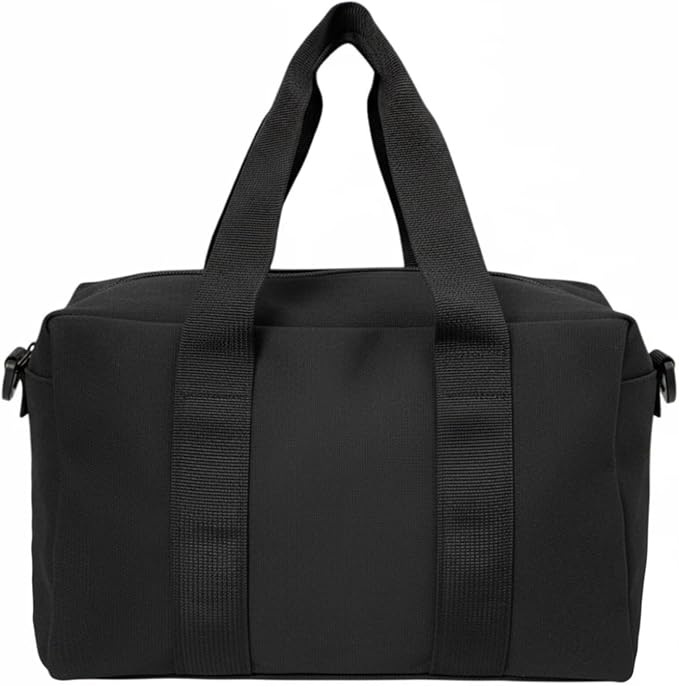 Canvas Wide Mouth Tool Bag, Large Capacity Tool Bags for Men, Portable Home Tool Organizer for Storage Handbag for Screwdrivers, Wrench, Plier, Nails, Pliers Repair Hand Tools (Black, 18 Inch)